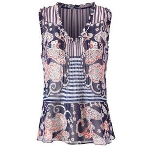 Cabi Peplum Blouse sz Small NWOT